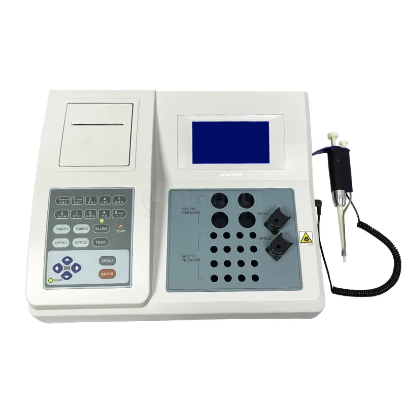 SY-B031 CE Recognized Medical Laboratory Equipment Semi-Auto Coagulometer  Coagulation Analyzer