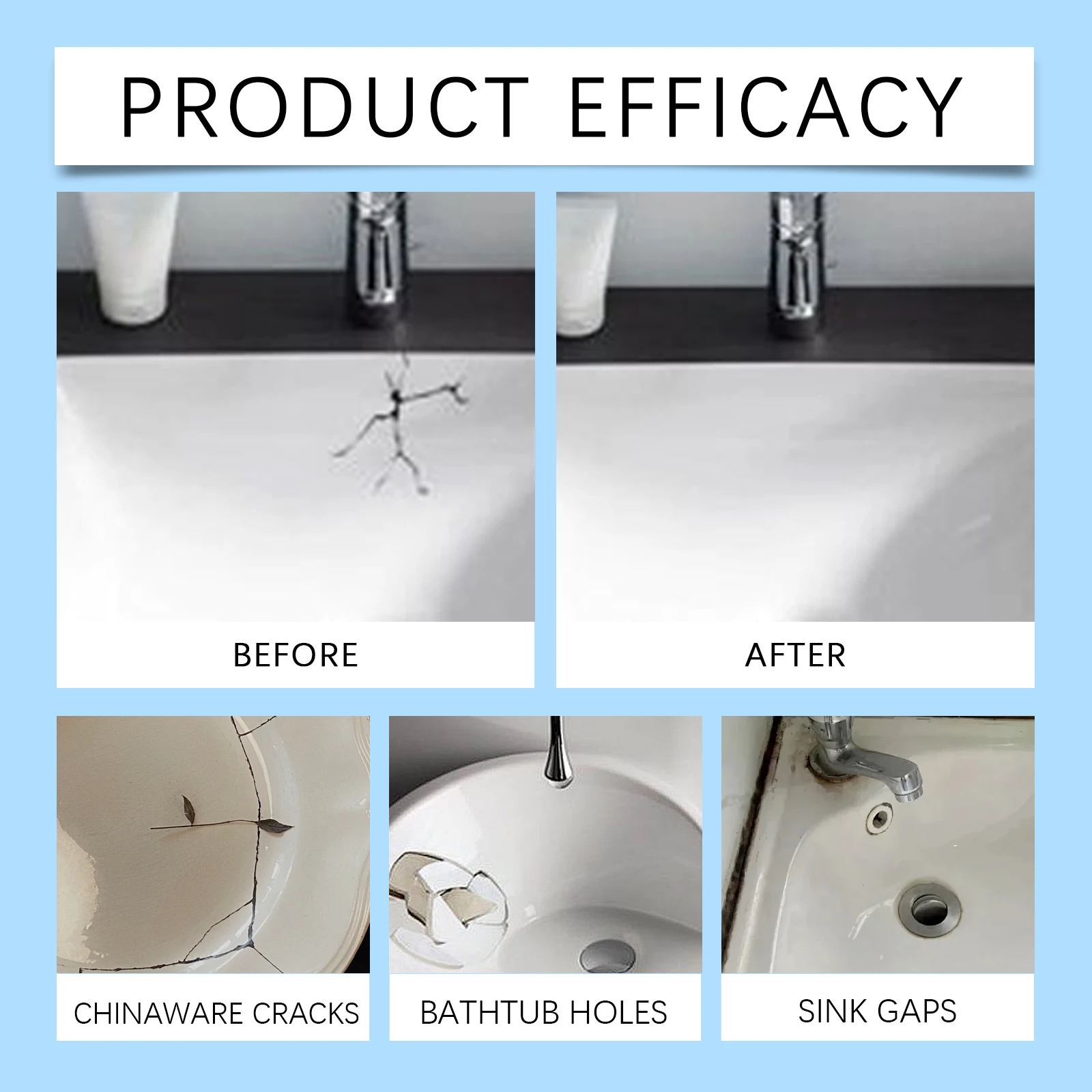 قلم إصلاح بلاط السيراميك حشو الكراك السريع للحمام وغرفة المعيشة طلاء إصلاح لحوض الغسيل وأسطح المرحاض #2