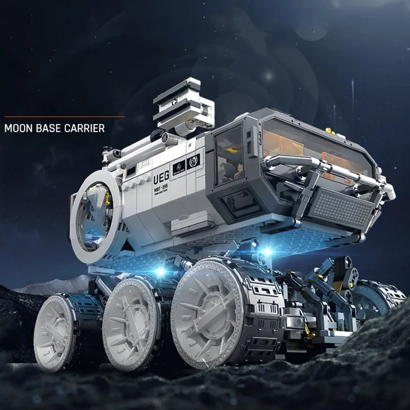 Wandering Earth II Building Blocks Astronaut Figures Moon Vehicle Lunar Transporter Space Station Bricks Toys For Children Gift