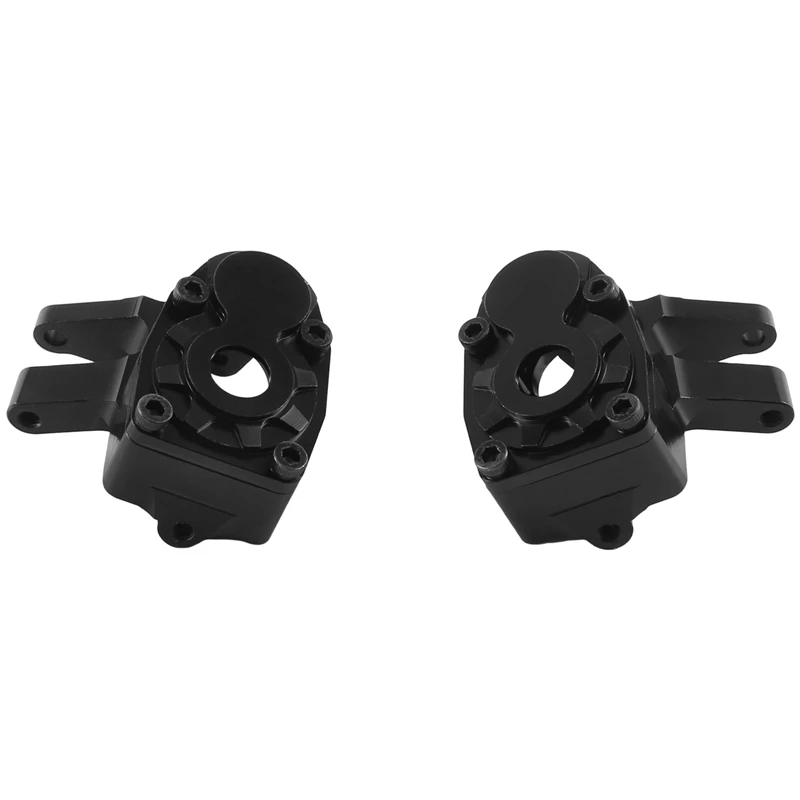 Coperchio del cambio in metallo nero coperchio dello sterzo contrappeso in rame per Capra 1.9UTB SCX10 III RC accessori per auto modello L135