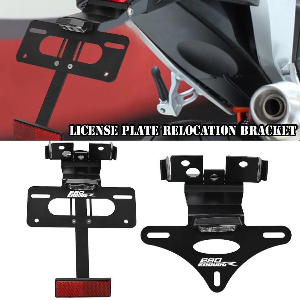 

690 EnduroR 690SMCR License Plate Holder Bracket Rear Tail Tidy Fender Eliminator Kit FOR 690 Enduro R 690 SMCR SMC R 2019-2024