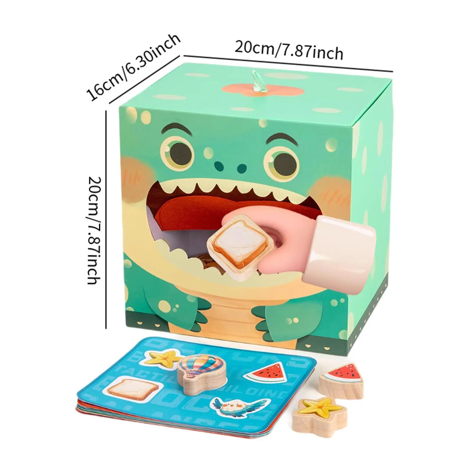 مكعبات خشبية للتكديس، لعبة سفر، لعبة بناء خشبية على شكل حيوانات لتنمية المهارات الحركية الدقيقة للأطفال، هدايا للأولاد والبنات في العطلات وأعياد الميلاد