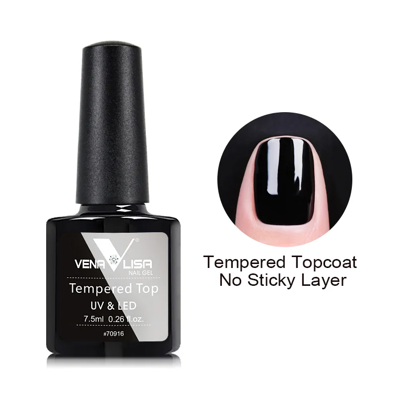 VENALISA TPO FREE No Wipe Top coat Nail Art 7,5 ml Soak off Base Base templado capa superior Gel de uñas divertido barniz de Gel de conejito
