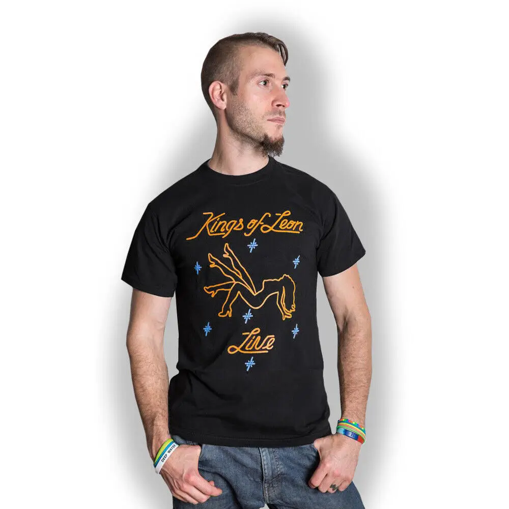 Kings Of Leon Stripper Official T Shirt Mens