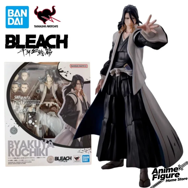 

100%Original in Stock Bandai BLEACH Kuchiki Byakuya Anime Character Movability Model Toys Desktop Ornaments Collection Gifts