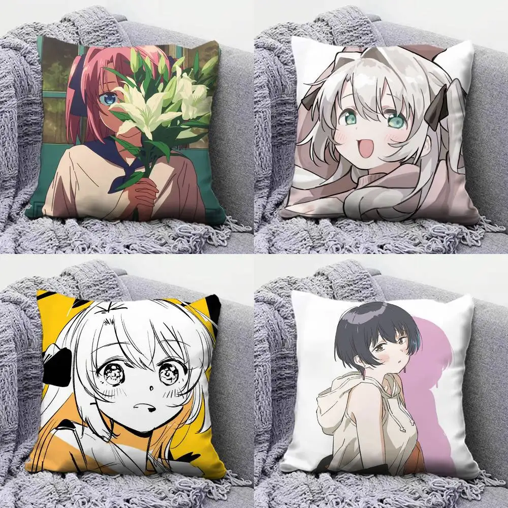 

Kamiina Botan, Yoeru Sugata wa Yuri no Hana Anime Pillow Covers, Home Sofa Cushion Covers and Aecorative Custom