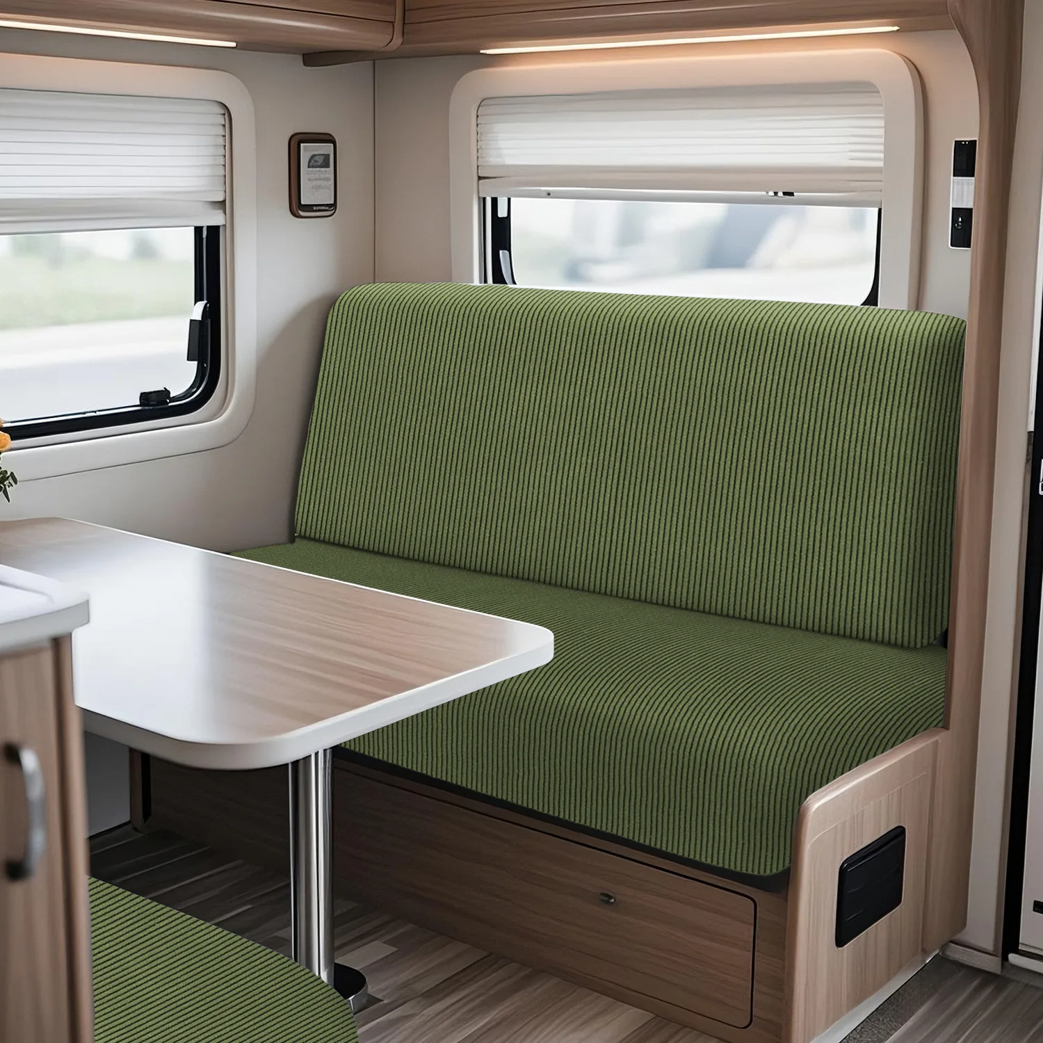 

Washable Stretchable RV Camper Dinette Cushion Covers Couch Booth Seat Covers for Camper Seat
