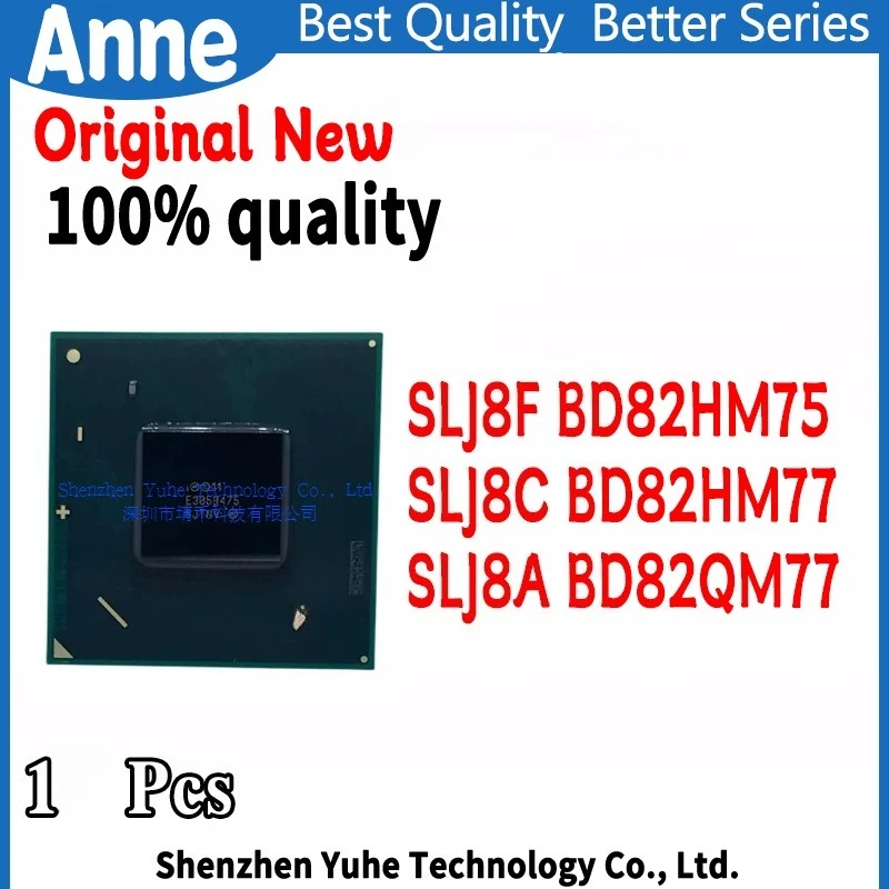 100% New SLJ8F BD82HM75  SLJ8C BD82HM77 SLJ8A BD82QM77 BGA