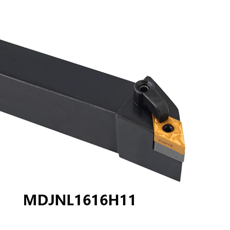 BEYOND MDJNR MDJNR1616H11 Porta-ferramentas de torno MDJNL1616H11 Ferramenta de Torneamento Externo MDJNR 1616 Insertos de Metal Duro DNMG 110404 Cortador CNC