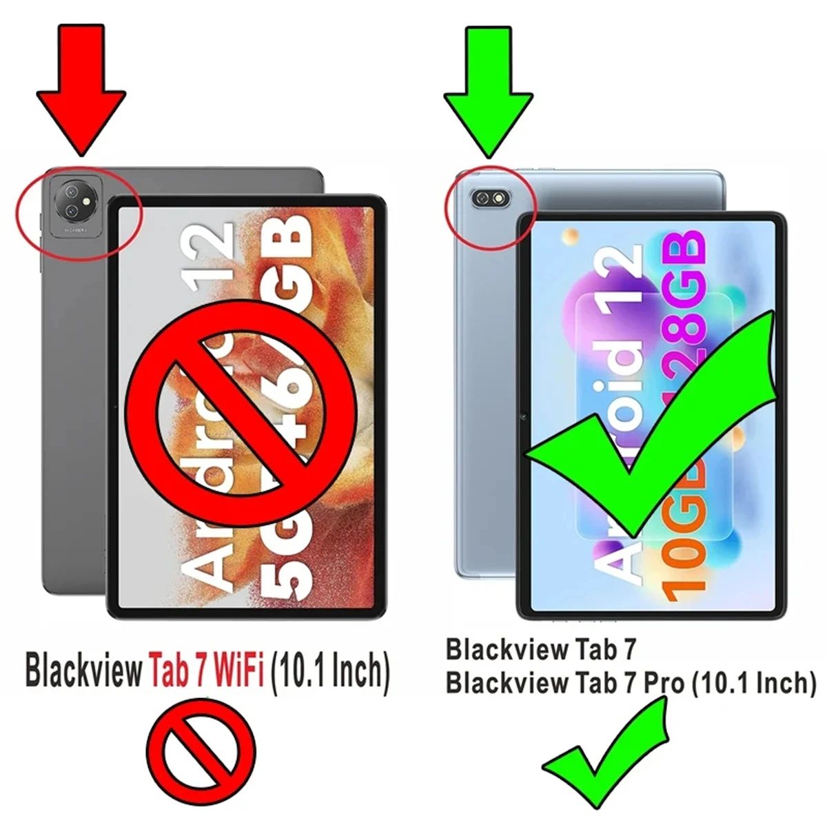 Screen Protector for Blackview Tab 7 /Tab 7 Pro (10.1 inch) 2022 HD 9H Hardness Anti Scratch Anti-fall Transparent Tempered Film