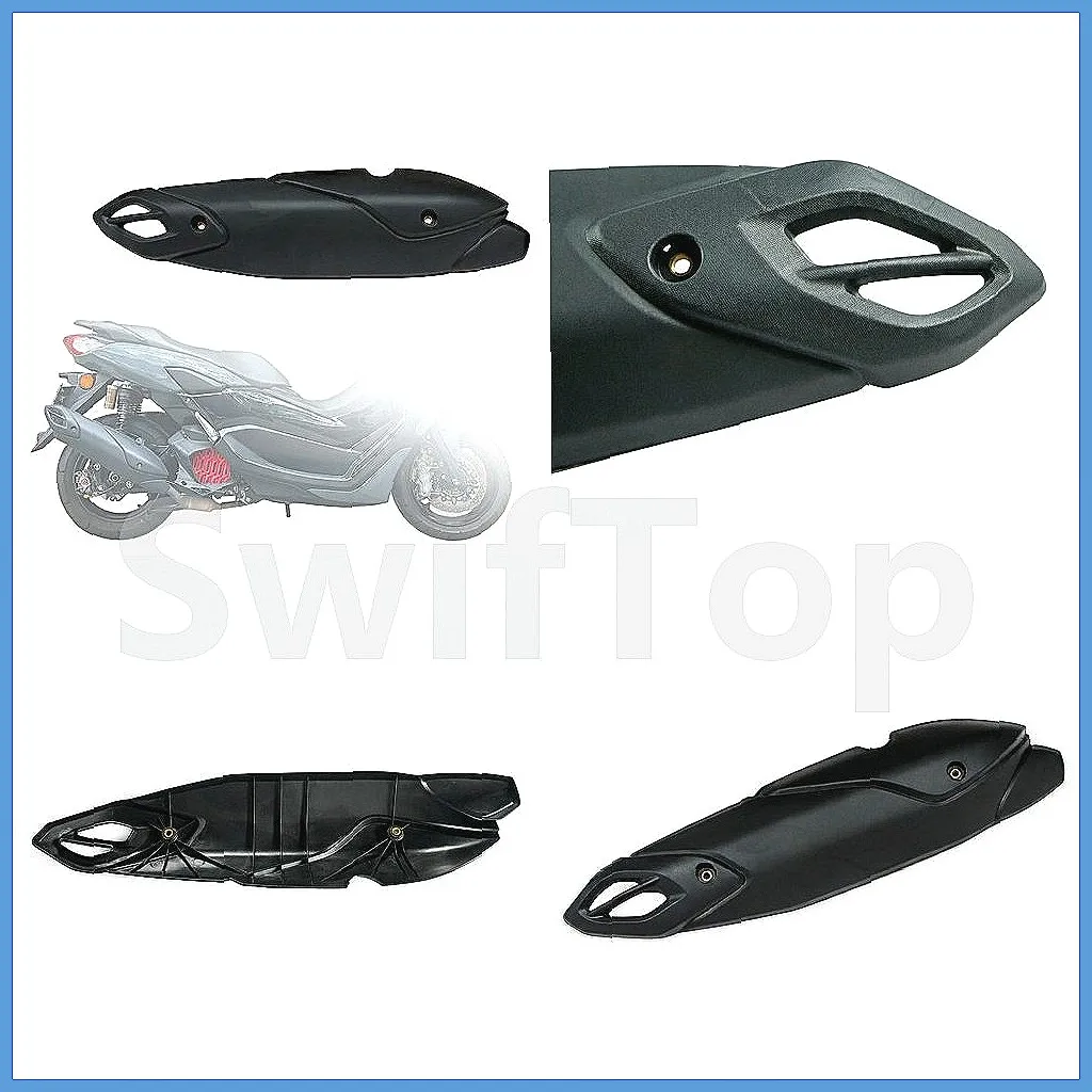 Motorcycle Exhaust Pipe Cover Cowl Protector Fit for 2021 - 2025 Yamaha Nmax155 NMAX125  NMAX 155 N-MAX 125 2021 2022 2023 2024