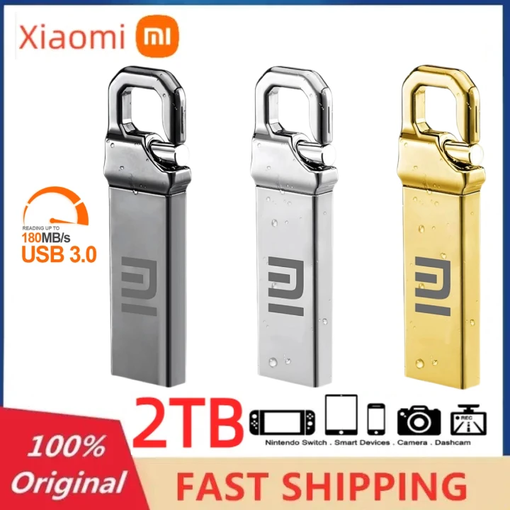 Xiaomi 2TB USB 3.2 pamięci Flash 1TB nowy szybki Transfer metalowy Pendrive typu C USB 3.0 Pen Drive dysk Flash wodoodporny dysk