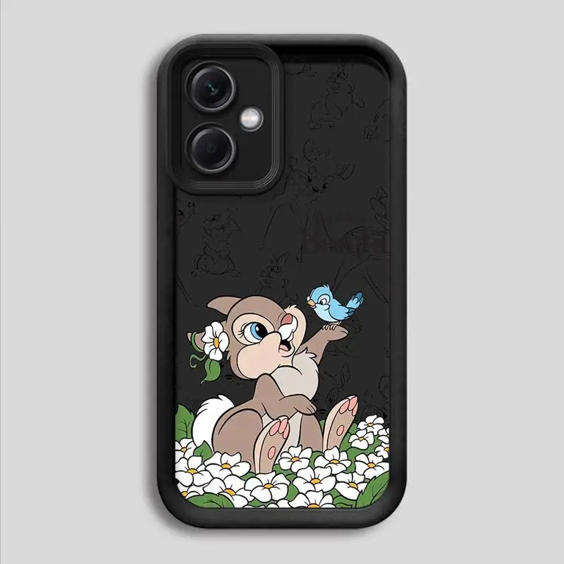 Capa de escada olho de anjo para xiaomi redmi 11 10 pro 13 12 12c a1 plus poco x3 nfc capa de telefone silicone funda disney anime bambi