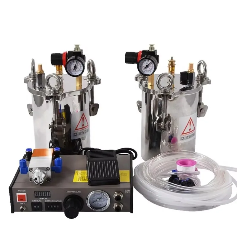 Double Liquid  Adjustable AB Resin Dispenser Fluid Mixing Equipment Glue Dispenser  Glue Mixing Machine