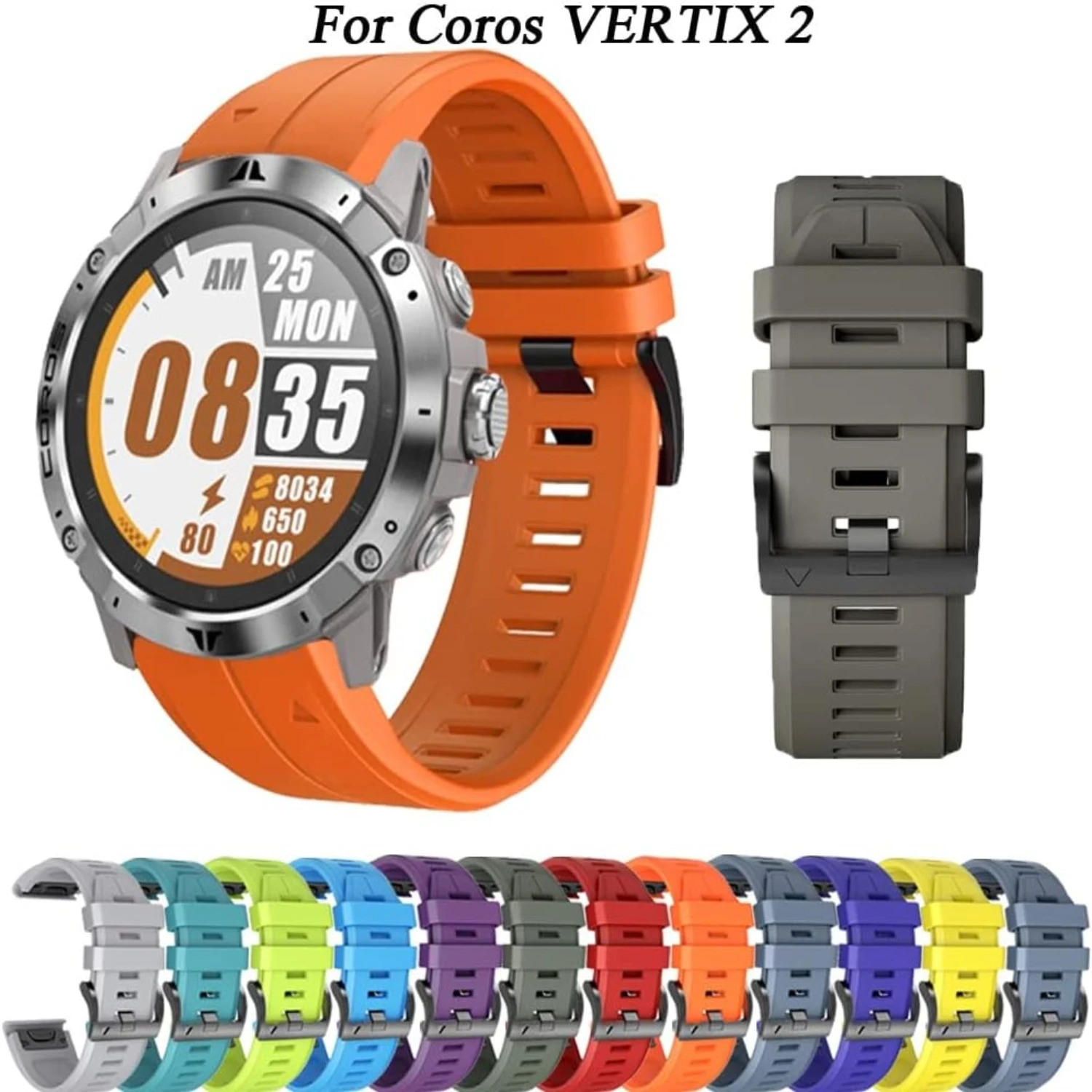 Upgrade your VERTIX 2 with a sleek and sophisticated wristband for a more polished and stylish look. Elevate your fashion game w