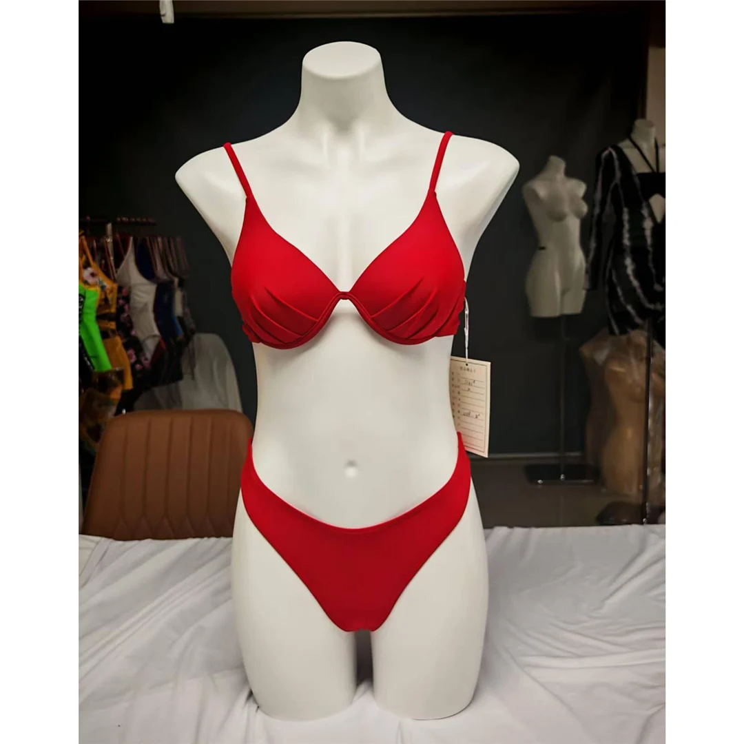 S - XXL, 13 Farben, Bikini mit Bügel, brasilianischer Bikini, Damen-Badeanzug, zweiteiliges Bikini-Set, Badebekleidung, Badeanzug, Modell V7494. – Detail 21