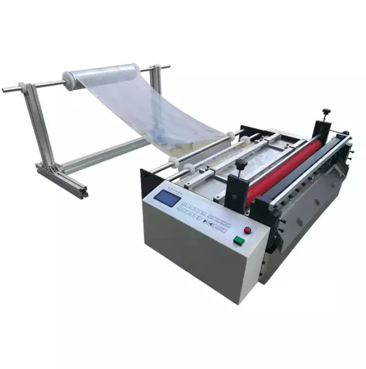 

Automatic Heat Shrinking Tube Nickel Strip Tape Cutting Machine For Pvc Plastic Tube Label Cable Film Foil Sleeve Cutting