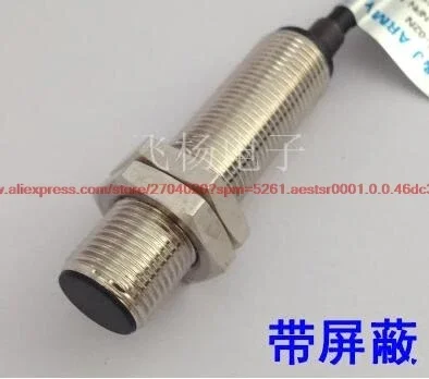 100% NEW FM12-02N flat head npn DC three-wire normally open 24V sensing PNP inductive positioning switch