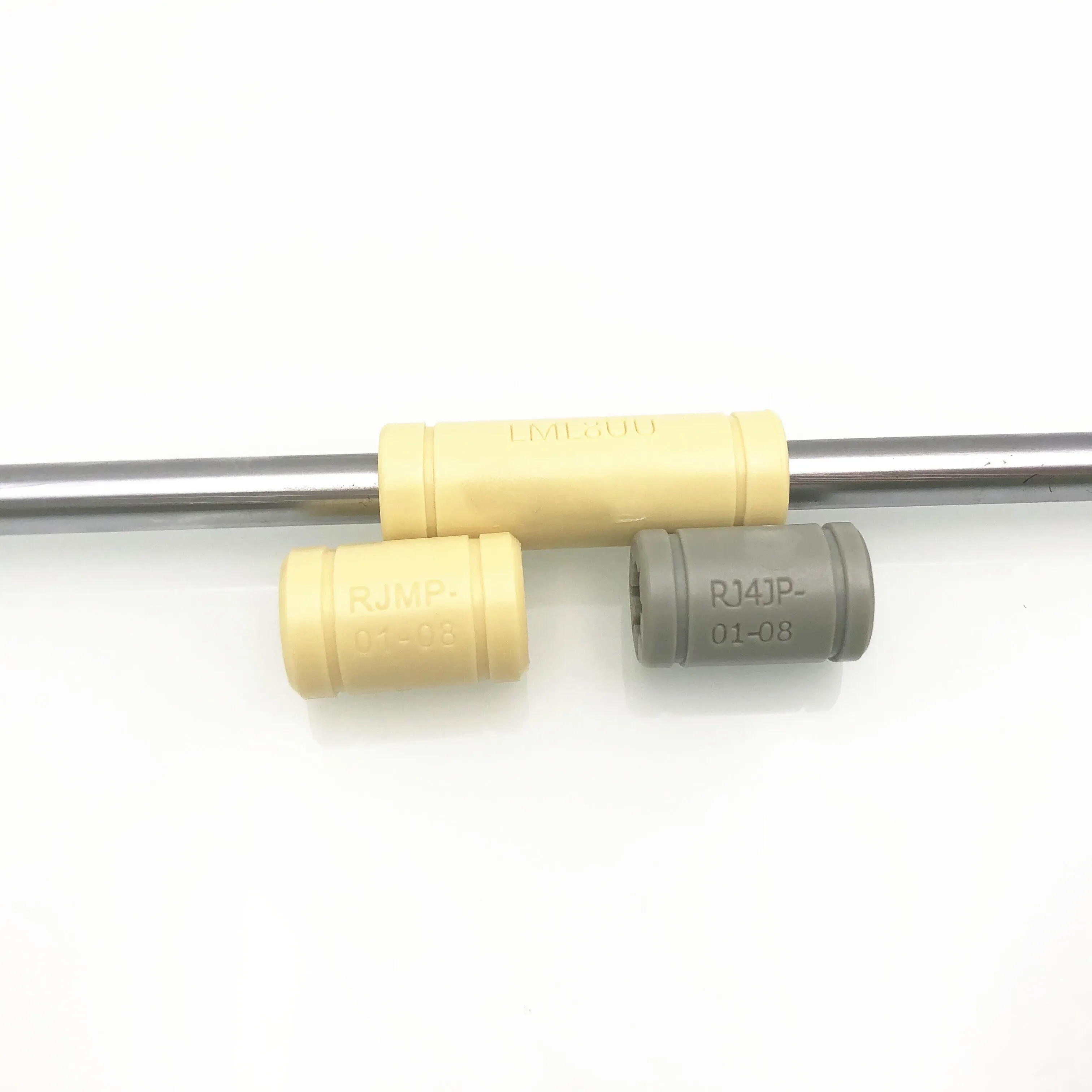 Funssor-Roulements linéaires en polymère solide, pour imprimante 3D, bricolage, machine CNC, 8x15x45mm/8x15x25mm, LM8UU/LM8LUU, 1 pièce