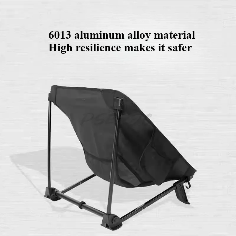 في الهواء الطلق المحمولة شاطئ التخييم الفن رسم كرسي قابل للطي كرسي صالة محمول كرسي القمر #5