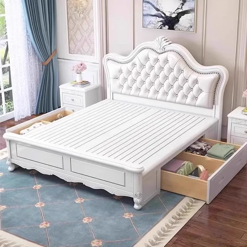 Luxury Mattresses Double Bed Frame Covers Freeshippings King Double Bed Frames Storage Letto Matrimoniale Furniture