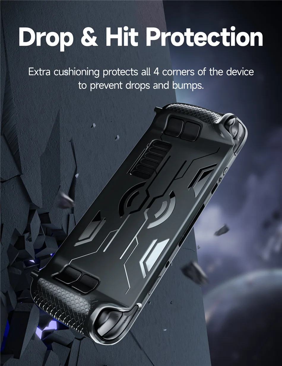 Suporte 6 da base da tevê da estação de docking da plataforma do vapor em 1 doca 60hz hdmi do suporte da liga de alumínio do cubo-compatível USB-C para o console da plataforma do vapor