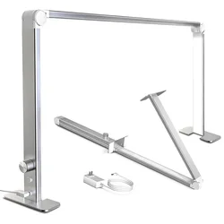 Nowa lampa LED Half Moon do przedłużania rzęs do paznokci Składana lampa biurkowa do czytania Lampa biurkowa do tatuażu Manicure Lampa stołowa do zdobienia paznokci