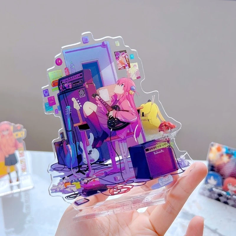 Bocchi The Rock Gotoh Hitori Gotoh Hitori Ijichi NijikaAa 애니메이션 주변기기 만화 귀여운 아크릴 탁상 스탠드 장식품 선물