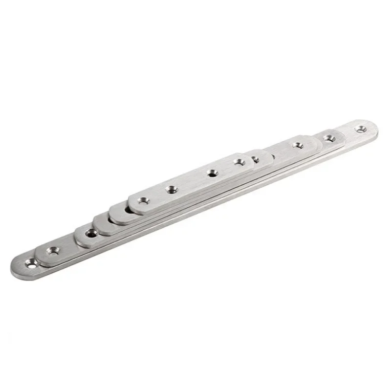 Stainless Steel Flat Straight Brace Bracket Mending Fixing Connection Plate For Furniture Repairing Corner Brackets﻿ 40mm-300mm
