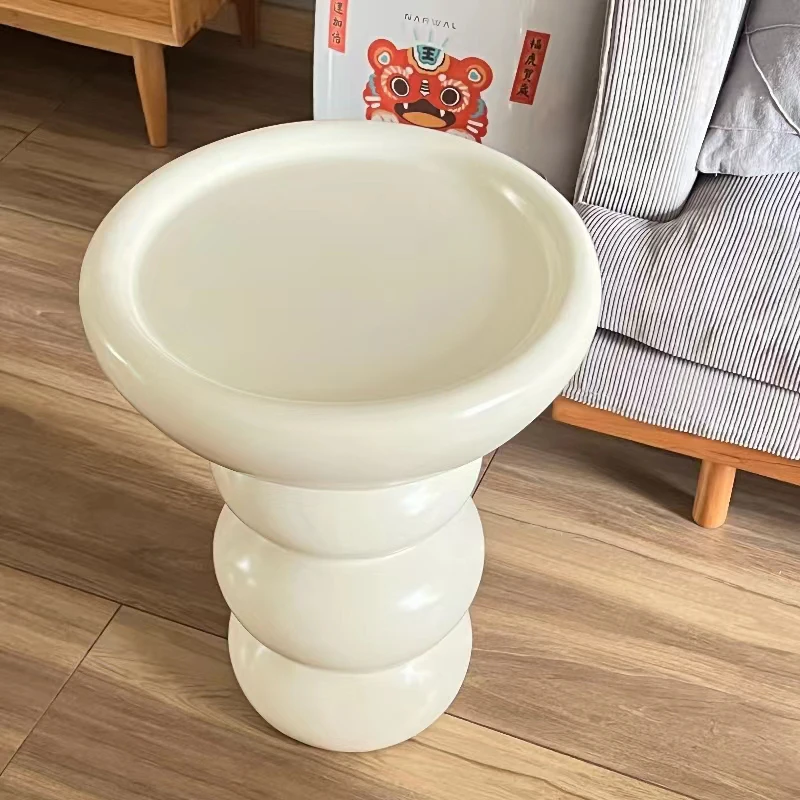 Nordic Luxury Tea Table,Living Room Sofa Side Table,Creative Circular Coffee Table,Home Furniture,Bedroom Study Storage Desk