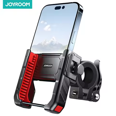 Joyroom 2024 Bike Phone Holder Shockproof Universal One-hand Operation Bicycle Motorcycle Phone Holder For 4.7-7" Mobile Phone