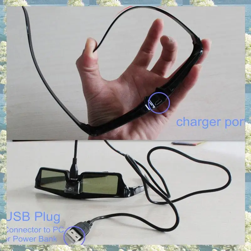 Neue wiederaufladbare Active Shutter 3D-Brille für Optoma Benq Acer Sony ALL DLP-Projektor