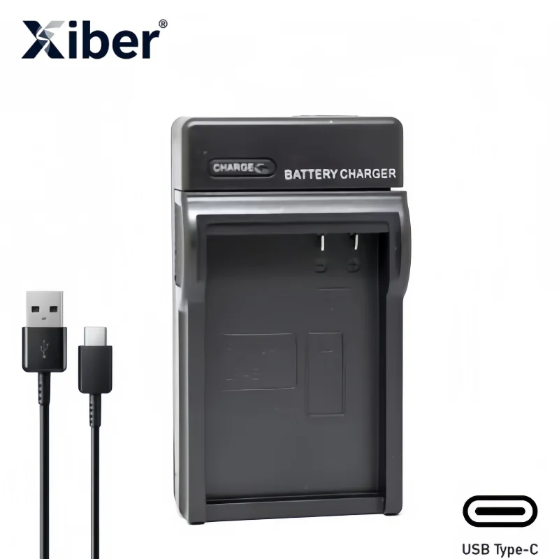 

Xiber LED Charger (Type-C) for Canon LP-E8 LPE8 Battery - Fits EOS 550D 6000D 650D 700D KISS X4 X5 X6i X7i Rebel T2i T3i