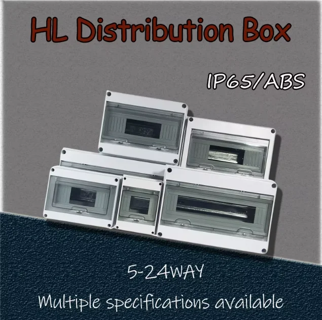 Wholesale HT Series Junction Box 2/3/5/8/12/15/18/24WAY PC Plastic Outdoor Electrical IP65 Waterproof Distribution Box