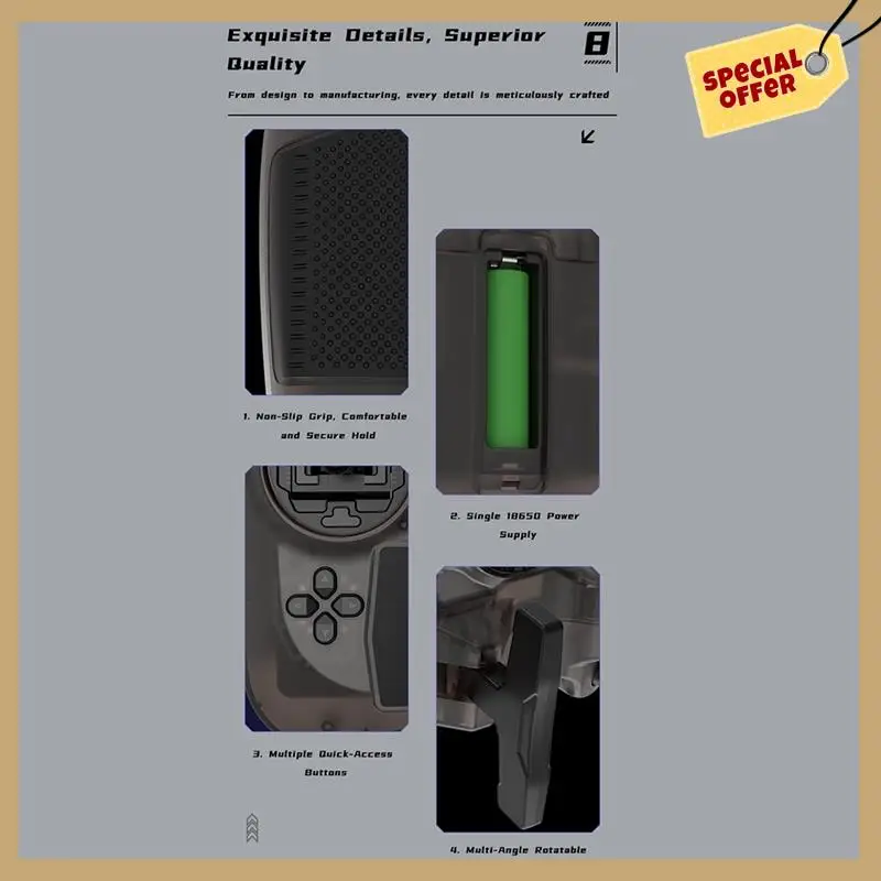 Стабильная производительность-умный пульт дистанционного управления TX, передатчик с цветным экраном, датчик Холла, подвески ELRS 2,4G, 100 МВт, 12 каналов для FPV RC Drone