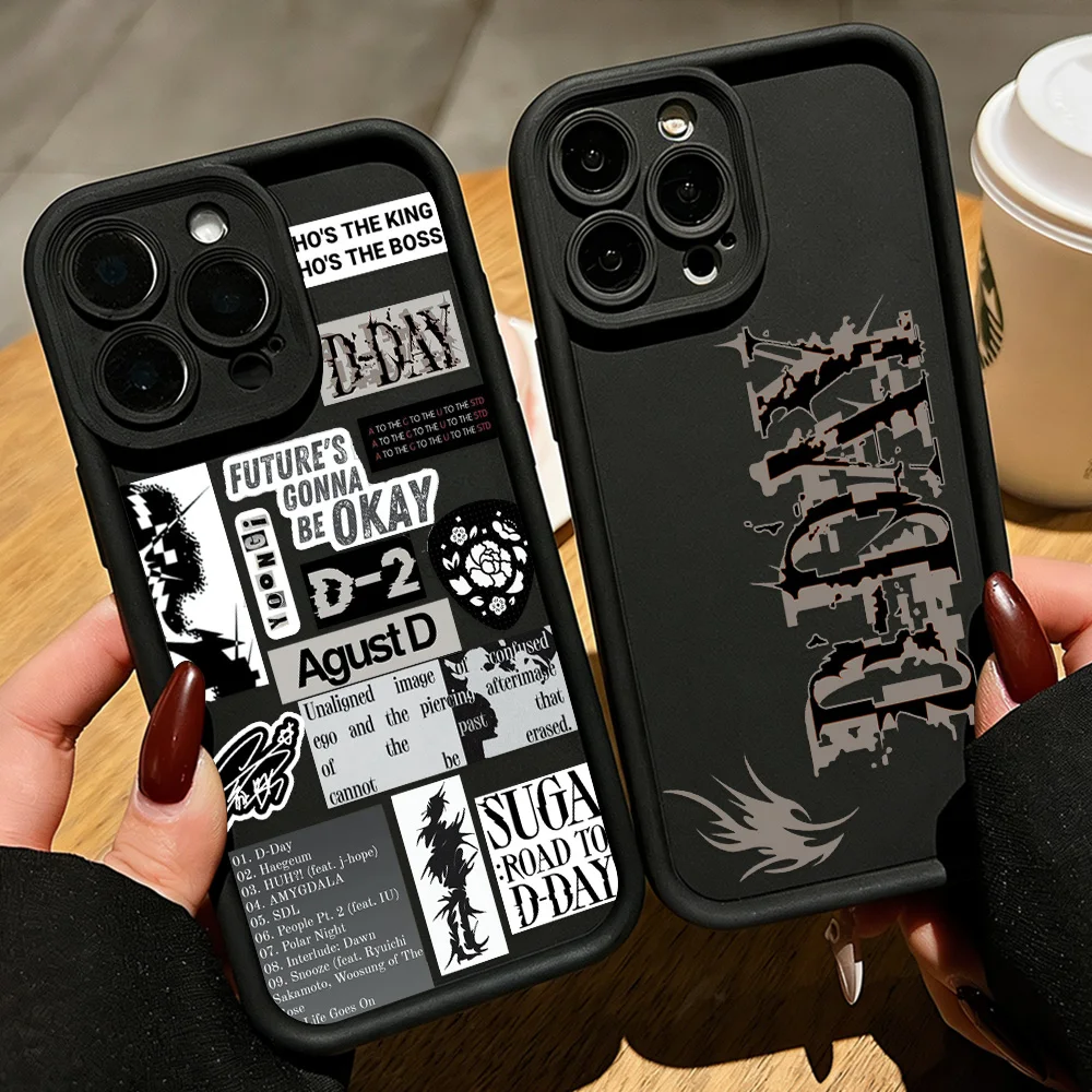 Hot Rapper S-Suga D-DAY Phone Case For Samsung Galaxy A17 A07 A26 A16 A35 A55 A25 A05s A15 A54 A34 A36 A24 4G 5G Soft Back Cover