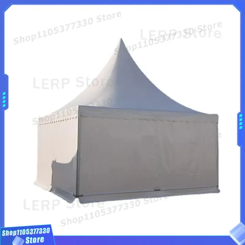 10x10m White Removable Double Layer All Seasons Outdoor Windproof Canopy Event Wedding Party Marquee Aluminum Waterproof Tent