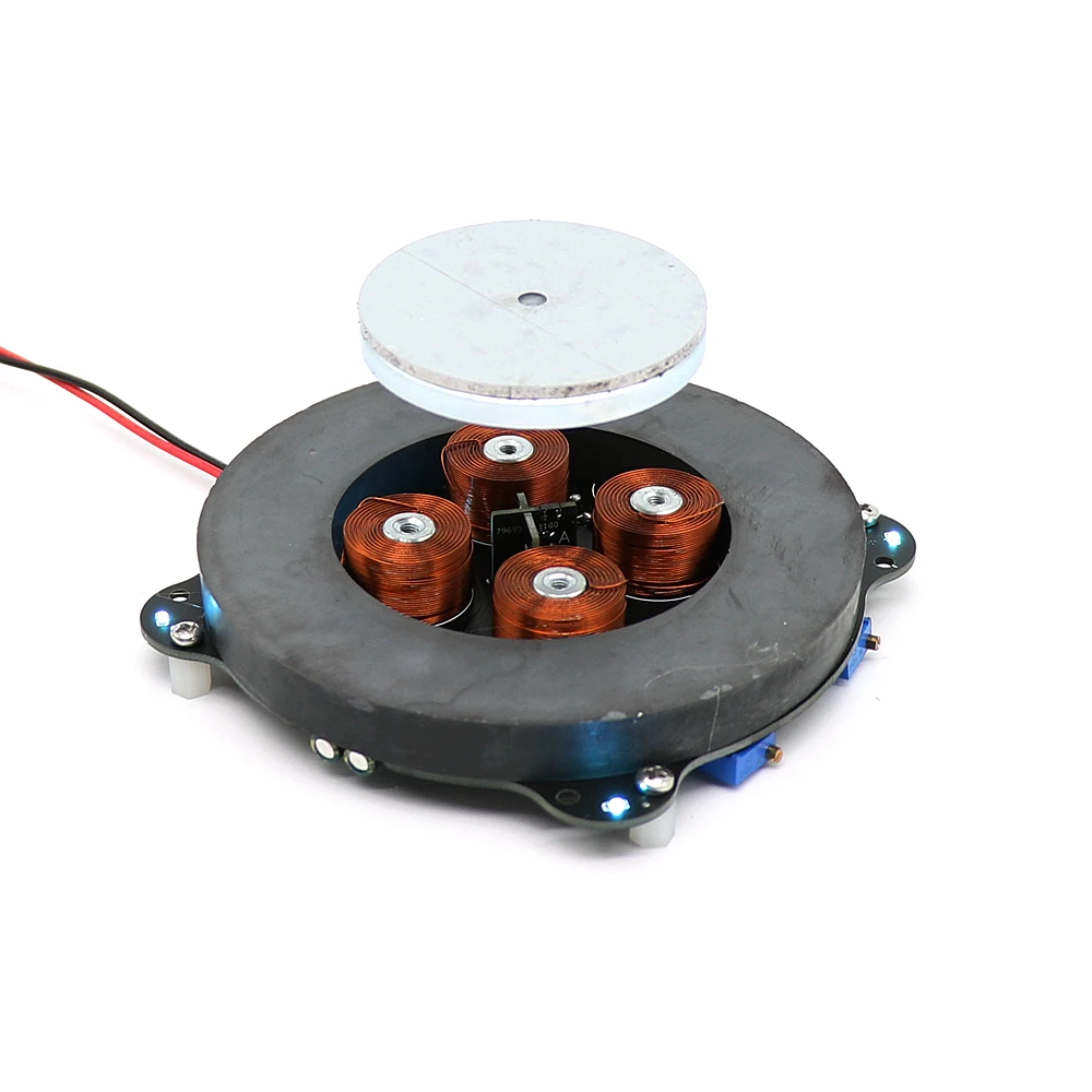 Magnetic Levitation Module With Power DIY Core Kit With LED Lamp Max Load-Bearing 500G Platform For Magnetic Levitation Machine