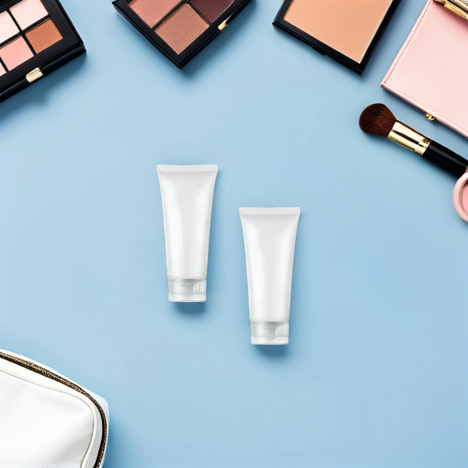 หลอดเปล่าขนาด 20 มล. จำนวน 30 ชิ้น ขวดบีบแบบเติมได้สำหรับใส่เครื่องสำอางเดินทาง ป้องกันการรั่วซึม สำหรับครีม โลชั่น แชมพู