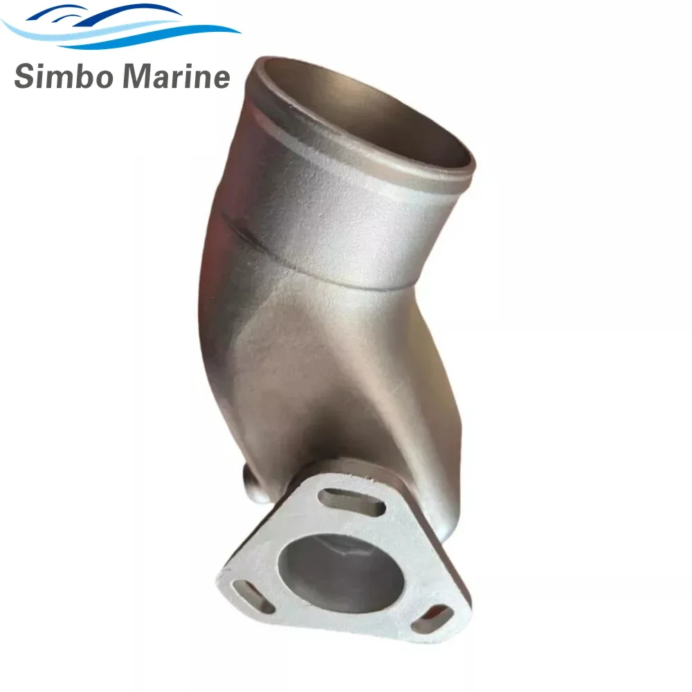 129792-13552 Marine Stainless Steel SS316 Exhaust Mixing Elbow For Yanmar 4JH 129671-13551 129579-13551