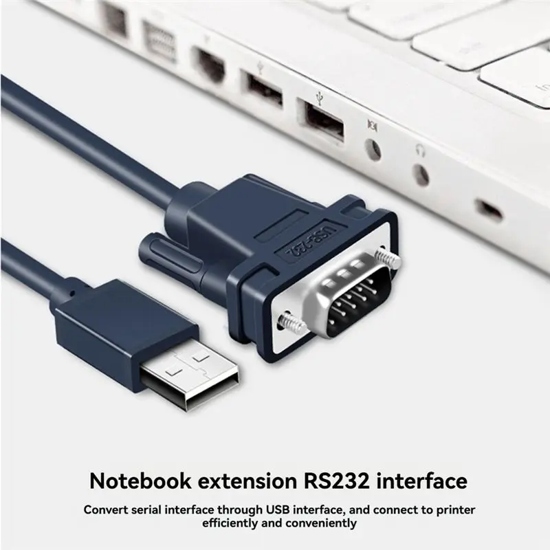 USB To RS232 Converter DB9 Serial Port Cable Industrial 9-Pin Conversion Cable DB9 Male Female Data Transmission Wire