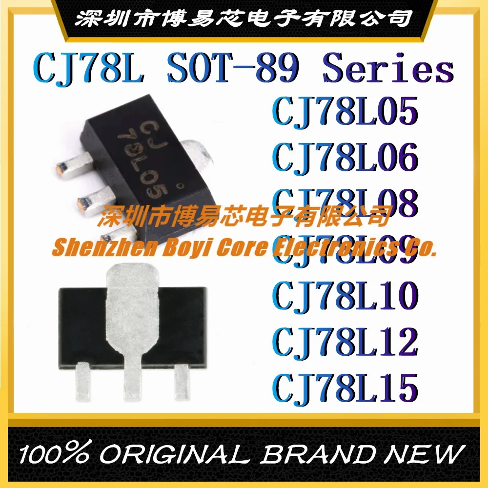 

CJ78L05 CJ78L06 CJ78L08 CJ78L09 CJ78L10 CJ78L12 CJ78L15 Original Genuine SOT-89-3