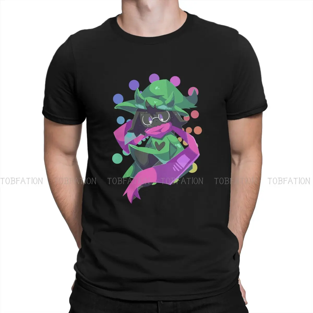 

Deltarune Circle Ralsei Tshirt Graphic Men Tops Vintage Alternative Summer Clothing Cotton Harajuku T Shirt