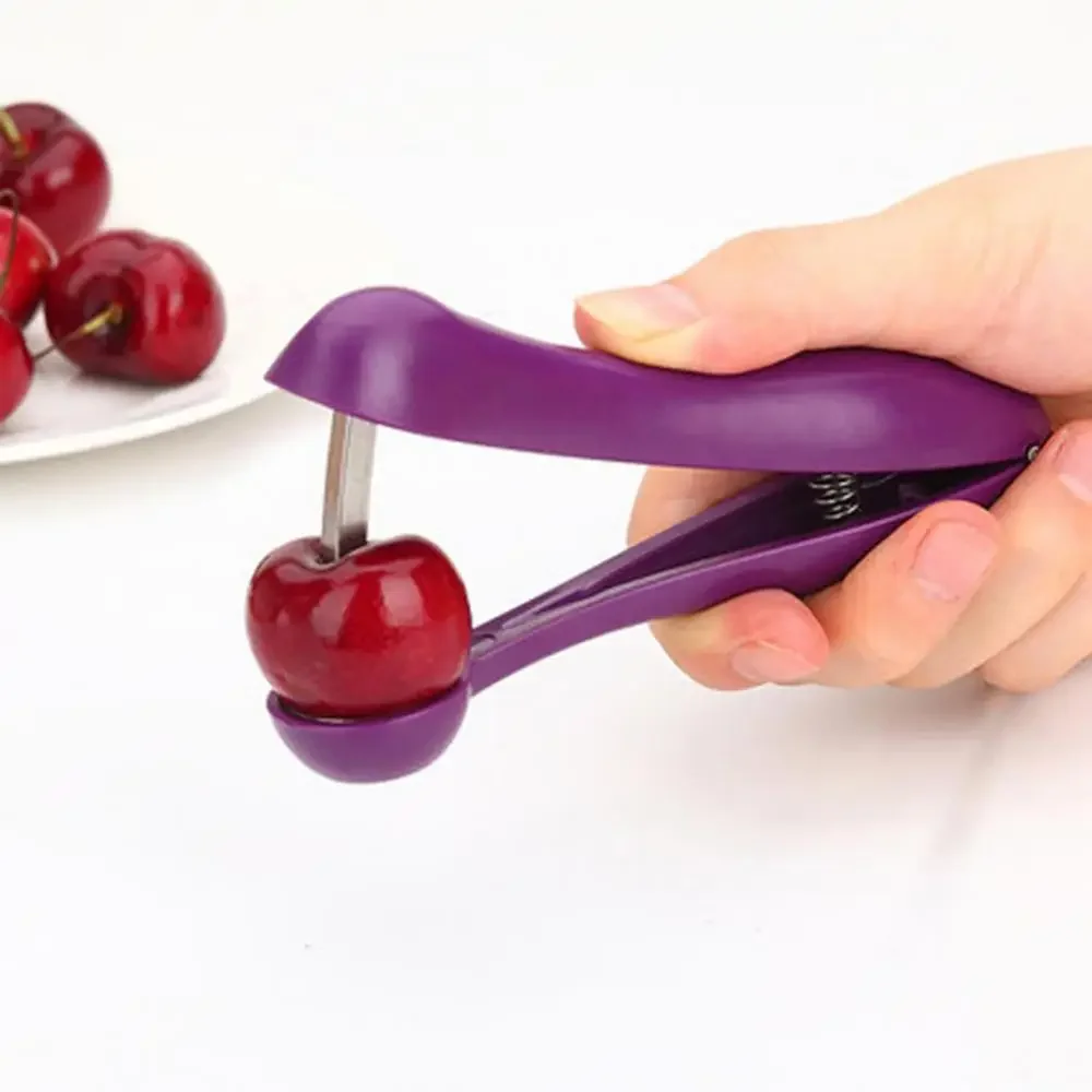 1 ud. Herramienta multifunción para deshuesar cerezas, extractor de semillas de frutas, deshuesador de aceitunas, utensilio para quitar huesos y semillas, accesorio de cocina.