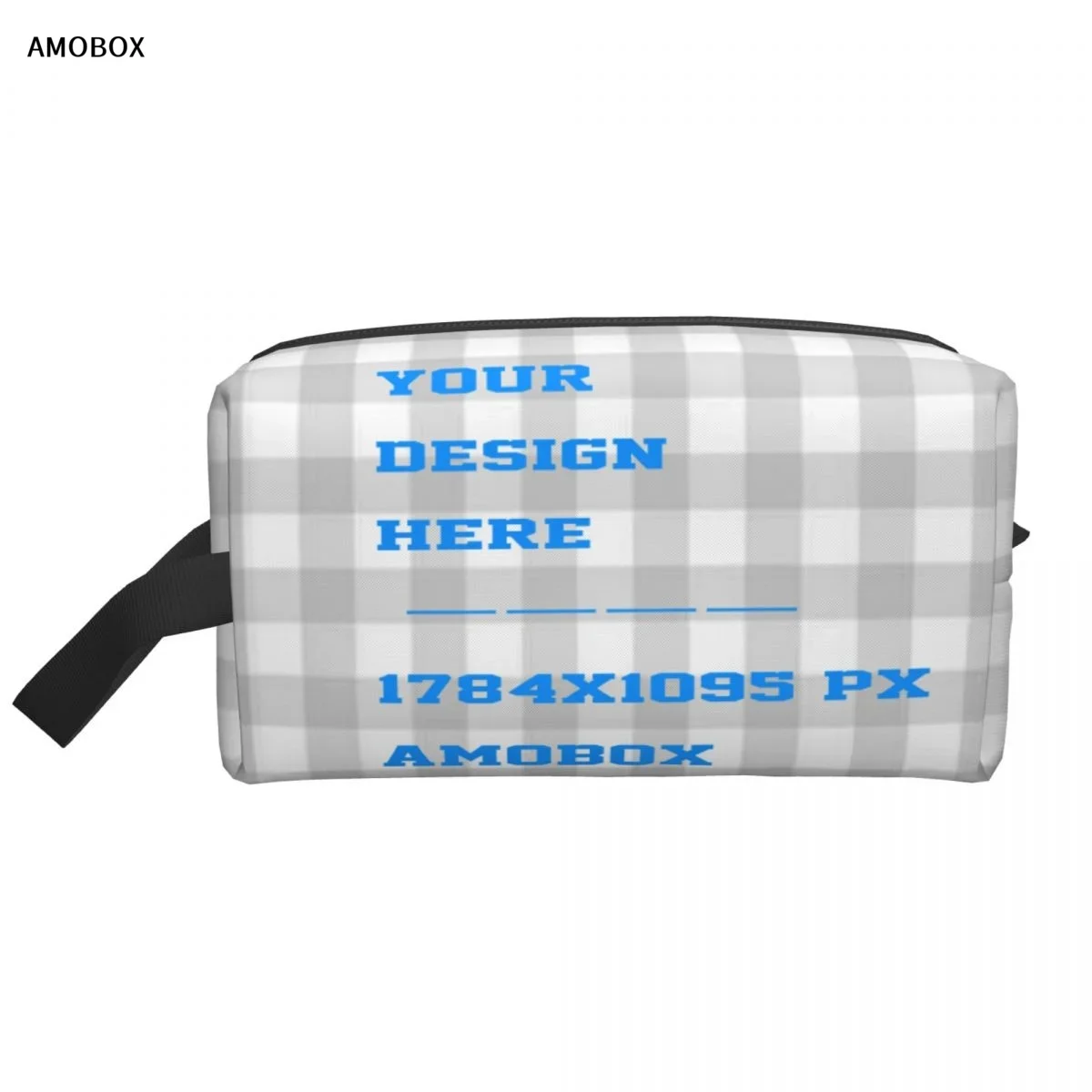 AMOBOX-Customizable Travel Toiletry Bag with Handheld Toiletry Organizer for Men and Women