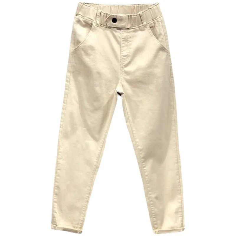 الجينز المرأة تسع نقاط السراويل عارضة الربيع والخريف طالب السراويل فضفاضة #5