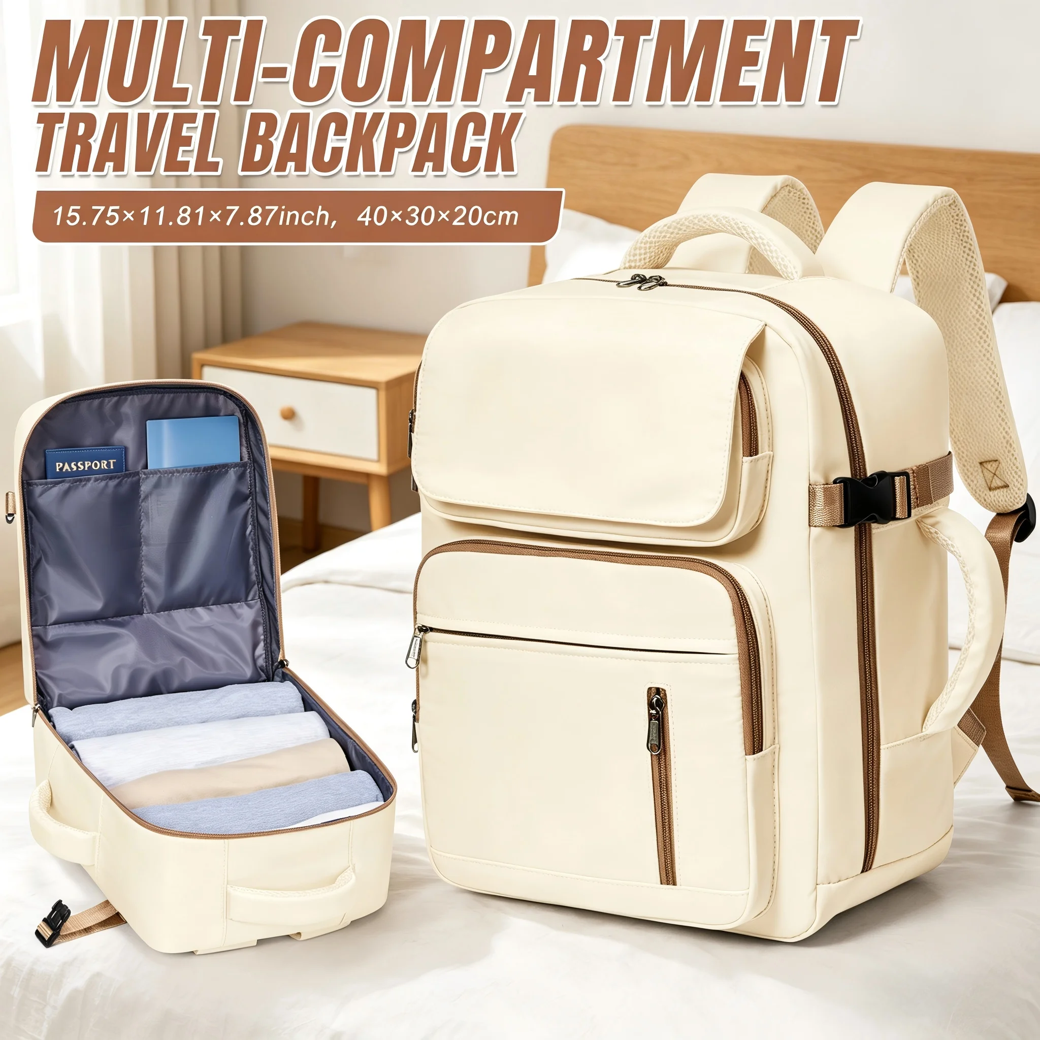 

Backpack 40x30x20 Travel Backpack Cabin Airplane for Ryanair Hand Luggage Travel Bag Woman Backpack Travel Cabin Laptop Backpack