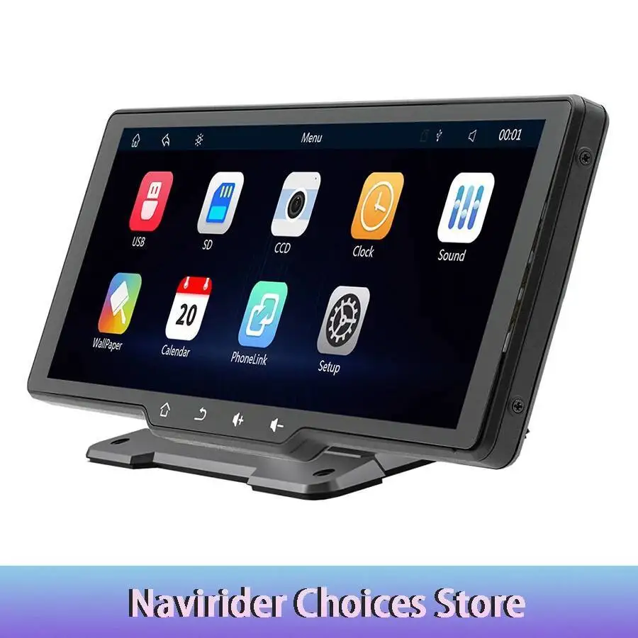 

10,26-дюймовый Android Auto беспроводной CarPlay автомобильный радиоприемник Wi-Fi GPS FM HD Bluetooth мультимедийный сенсорный экран универсальный плеер стерео