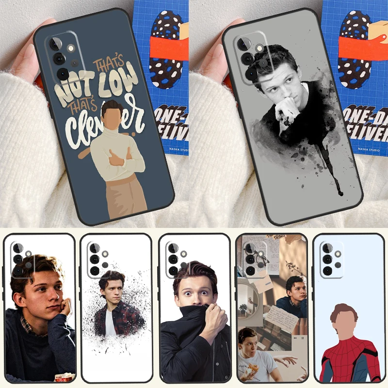 Tom Holland For Samsung Galaxy A54 A34 A14 A55 A35 A15 A53 A33 A13 A05 A06 A16 A22 A32 A52 Phone Case