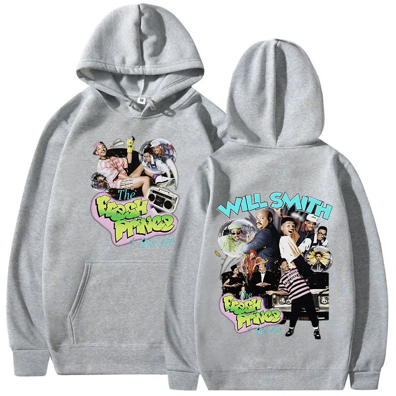 Sweats à capuche à manches longues pour hommes et femmes, The Fresh Prince of Bel Air, acteur Will Smith Phillip PVD Banks, pulls respirants décontractés